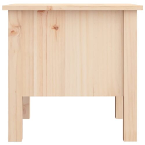 2x Pine Wood Side Coffee Tables Set Sofa Lounge Bedside Storage Nightstand 40x40x39cm - Image 10