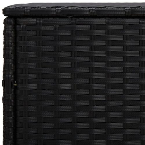 Side Tables 3pcs Black Poly Rattan - Image 6