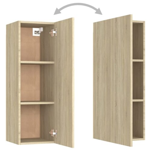 TV Cabinets 2pcs Sonoma Oak 30.5x30x90cm Engineered Wood - Image 7