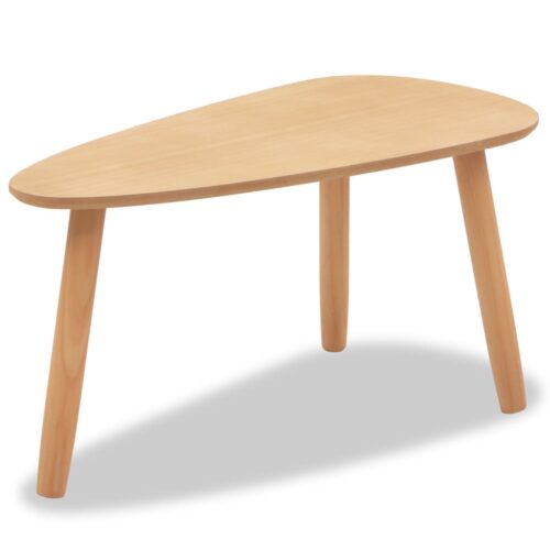 Coffee Table Set 2 Pieces Solid Pinewood Brown - Image 7