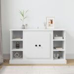 Sideboard White 100x35.5x60cm Engineered Wood