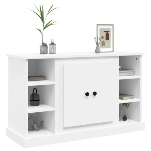 Sideboard White 100x35.5x60cm Engineered Wood - Image 4