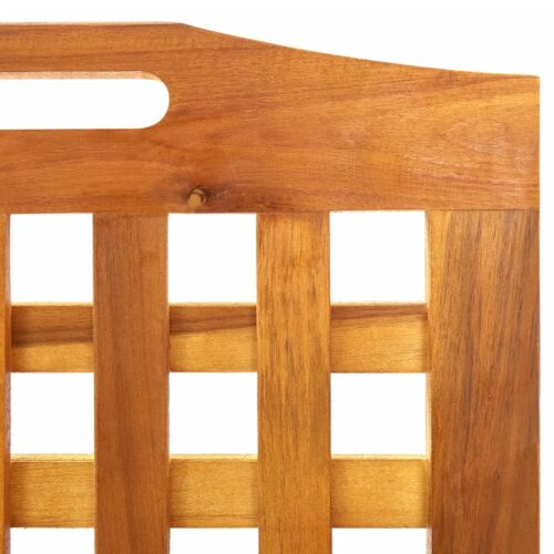 3-Panel Room Divider 121x2x170cm Solid Acacia Wood - Image 5