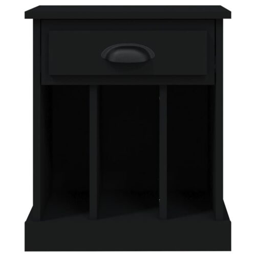 Bedside Cabinets 2pcs Black 43x36x50cm - Image 8