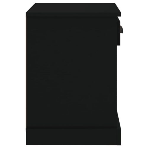 Bedside Cabinets 2pcs Black 43x36x50cm - Image 9