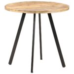 Dining Table 80cm Rough Mango Wood