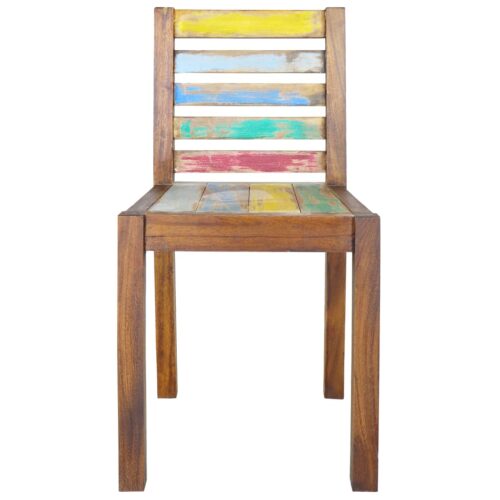 Dining Chairs 2pcs Solid Reclaimed Wood - Image 3