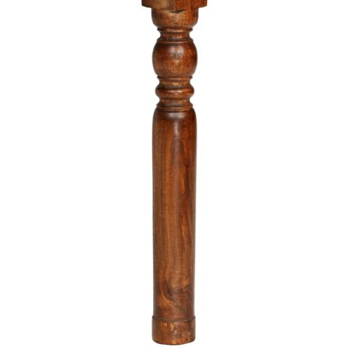 Dining Chairs 2pcs Solid Wood with Honey-coloured Finish Classic - Image 6