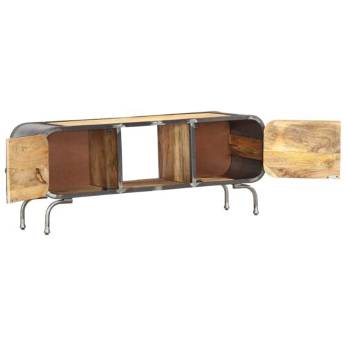 TV Cabinet 110x30x42cm Solid Wood Mango - Image 4