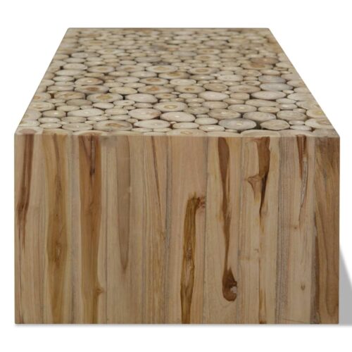 Coffee Table Genuine Teak 90x50x30cm - Image 4
