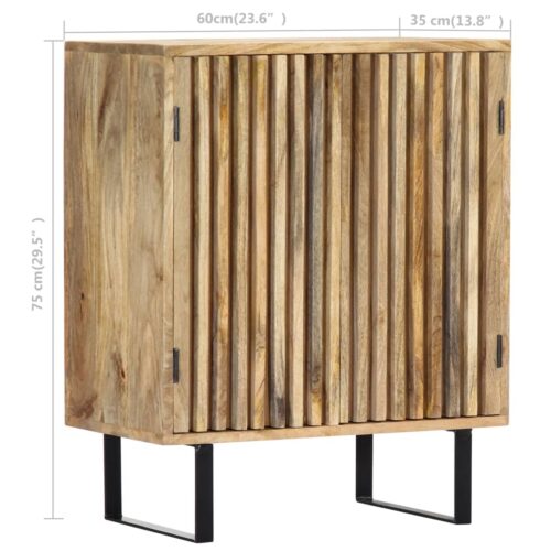 Sideboard 60x35x75cm Solid Mango Wood - Image 7