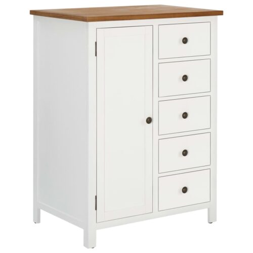 Wardrobe 76x52x105cm Solid Oak Wood