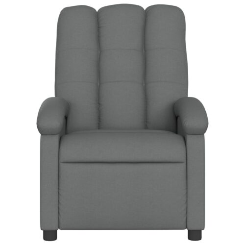 Electric Massage Recliner Chair Dark Grey Fabric - Image 8