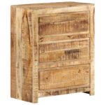 Drawer Cabinet 60x33x75cm Solid Wood Mango