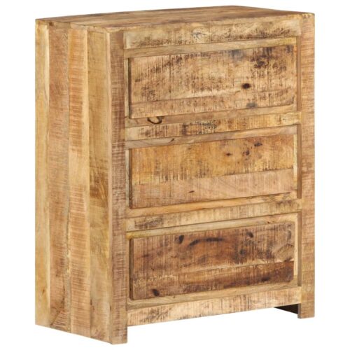 Drawer Cabinet 60x33x75cm Solid Wood Mango - Image 8