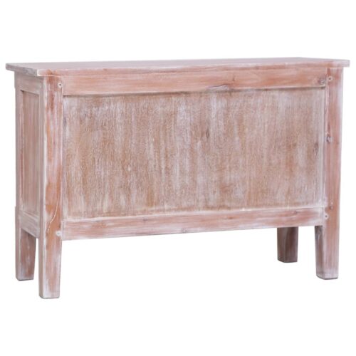 Sideboard with 2 Drawers 90x30x60cm Solid Mahogany Wood - Image 5
