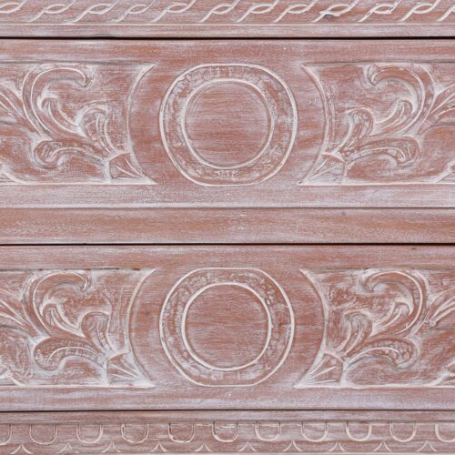 Sideboard with 2 Drawers 90x30x60cm Solid Mahogany Wood - Image 9