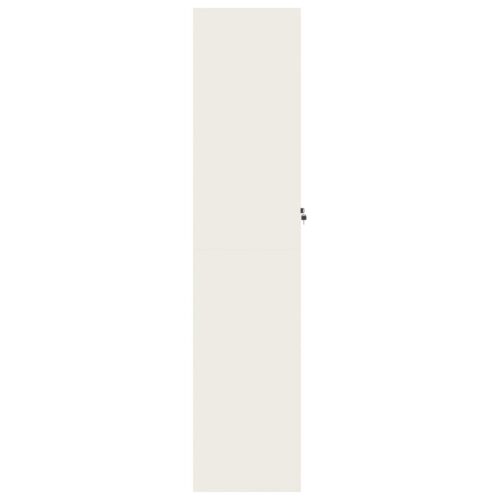 File Cabinet White 90x40x180cm Steel - Image 5