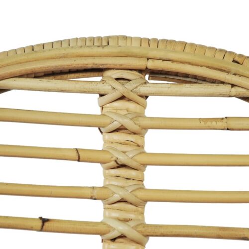 Dining Chairs 6pcs Natural Rattan - Image 4