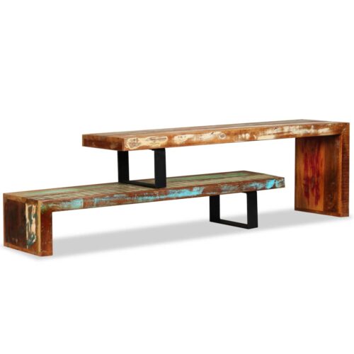 TV Stand Solid Reclaimed Wood - Image 4