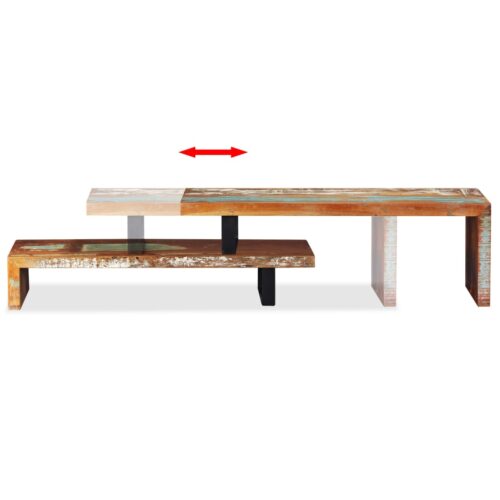 TV Stand Solid Reclaimed Wood - Image 6