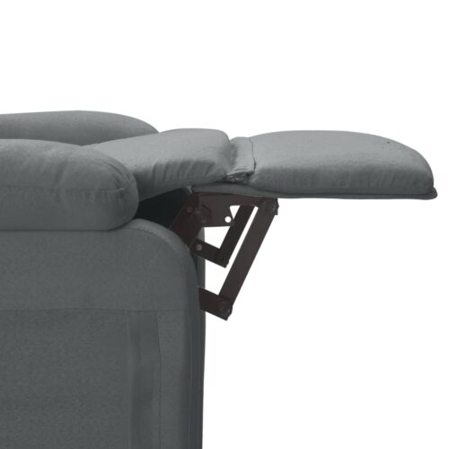 Massage Chair Dark Grey Fabric - Image 8