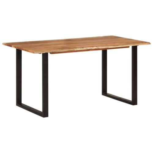 Dining Table 154x80x76cm Solid Acacia Wood