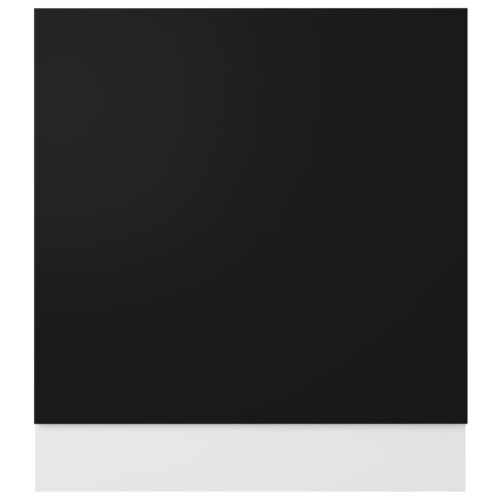 Dishwasher Panel Black 59.5x3x67cm Engineered Wood - Image 5