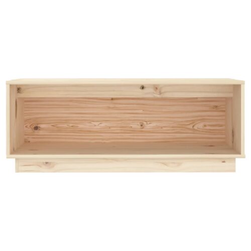 TV Cabinet 90x35x35cm Solid Wood Pine - Image 3