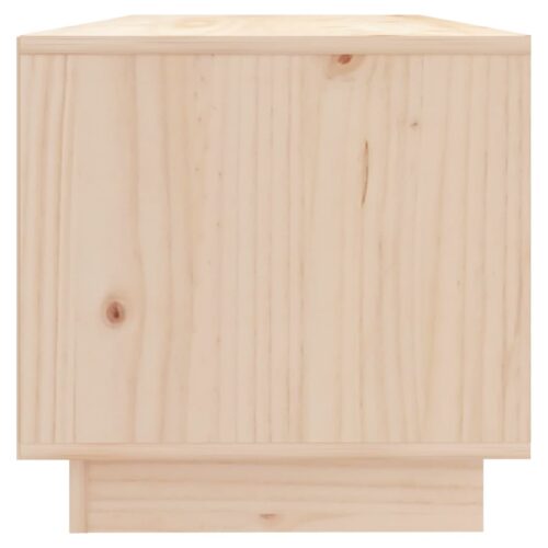 TV Cabinet 90x35x35cm Solid Wood Pine - Image 4