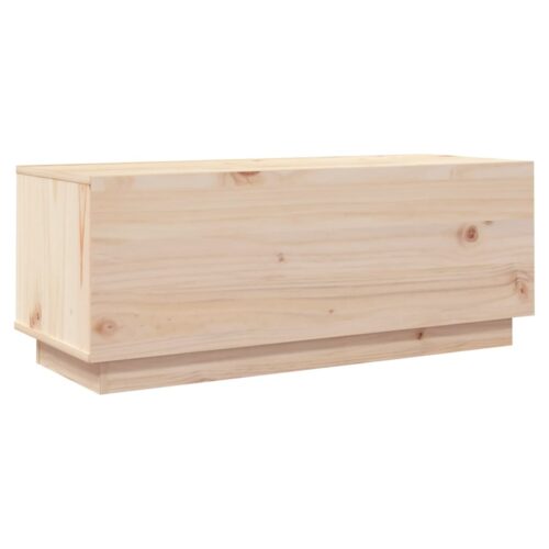 TV Cabinet 90x35x35cm Solid Wood Pine - Image 5