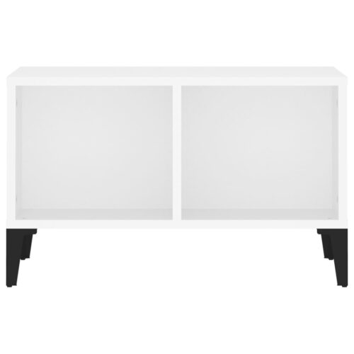 Coffee Table White 60x50x36.5cm Engineered Wood - Image 5