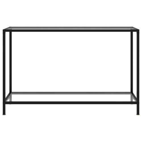 Console Table Transparent 120x35x75cm Tempered Glass - Image 2