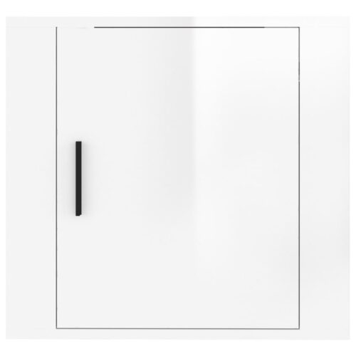 Wall-mounted Bedside Cabinets 2pcs High Gloss White 50x30x47cm - Image 6