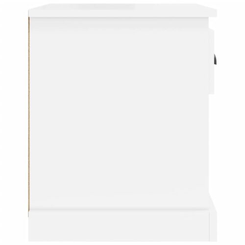 Bedside Cabinets 2pcs High Gloss White 39x39x47.5cm Engineered Wood - Image 9