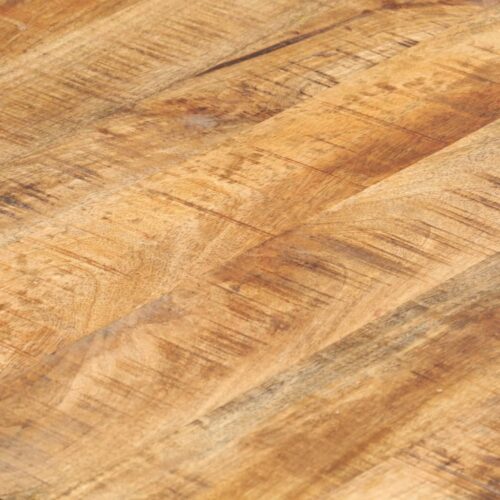 Coffee Table 60x60x35cm Solid Mango Wood - Image 5