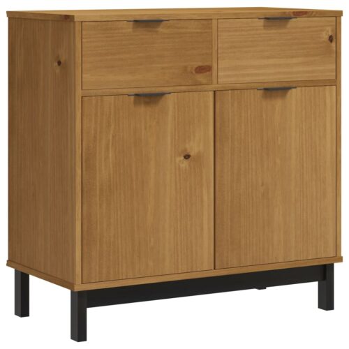 Sideboard FLAM 80x40x80cm Solid Wood Pine - Image 2