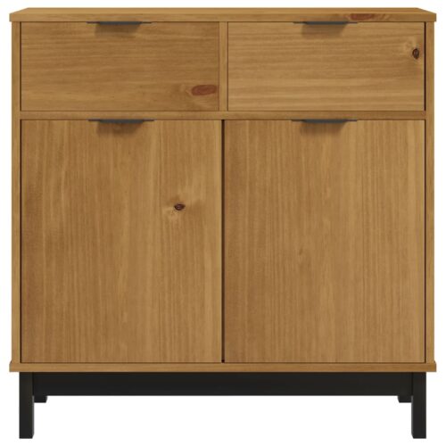 Sideboard FLAM 80x40x80cm Solid Wood Pine - Image 5