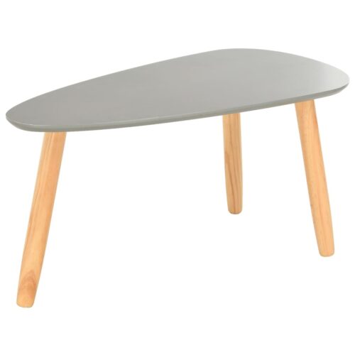 Coffee Tables 2pcs Grey Solid Pinewood - Image 6