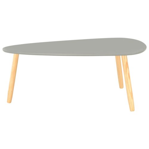 Coffee Tables 2pcs Grey Solid Pinewood - Image 7