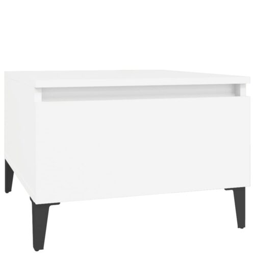 Side Tables 2pcs White 50x46x35cm Engineered Wood - Image 6