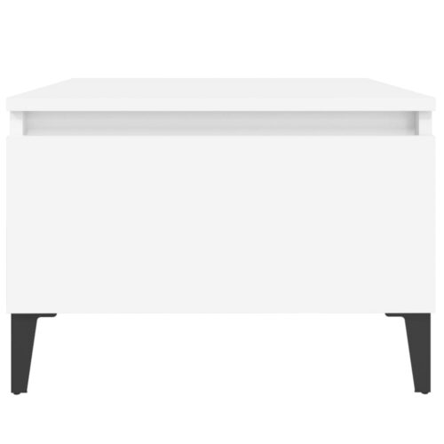 Side Tables 2pcs White 50x46x35cm Engineered Wood - Image 7