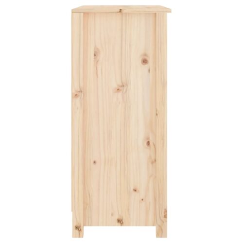 Sideboard 70x35x80cm Solid Wood Pine - Image 7