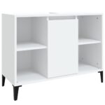 Sink Cabinet White 80x33x60cm Engineered Wood