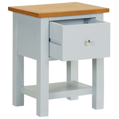 Nightstand 36x30x47cm Solid Oak Wood - Image 2