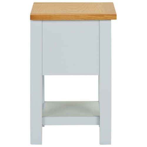 Nightstand 36x30x47cm Solid Oak Wood - Image 4