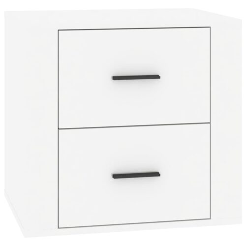 Bedside Cabinet High Gloss White 50x39x47cm - Image 2