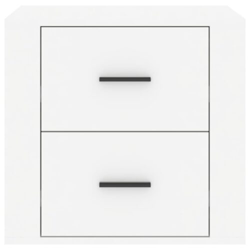 Bedside Cabinet High Gloss White 50x39x47cm - Image 6