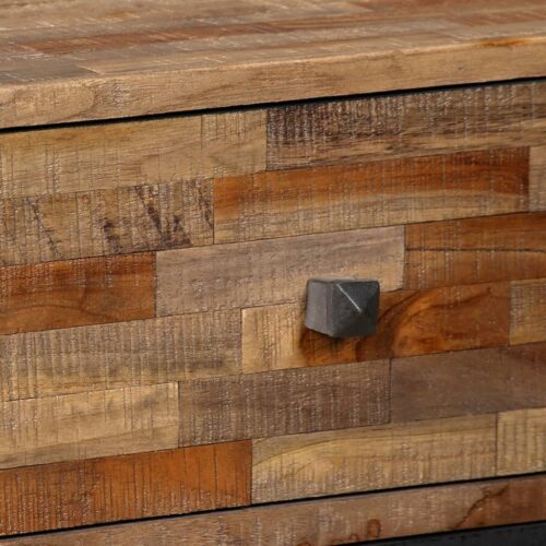 Side Cabinet with 6 Drawers 70x30x76cm Solid Reclaimed Teak - Image 4