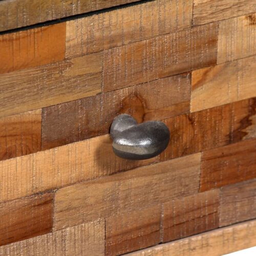 Side Cabinet with 6 Drawers 70x30x76cm Solid Reclaimed Teak - Image 6